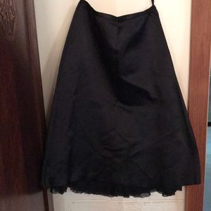 BARNEYS NY Silk A-Line Skirt. Tulle. IT 38 or XS. NWT ❥